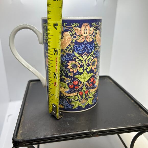 Dunoon Scotland Stoneware Mug William Morris "Strawberry Thief" Arts & Crafts - Picture 4 of 9